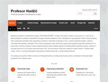Tablet Screenshot of hadzic.co.rs